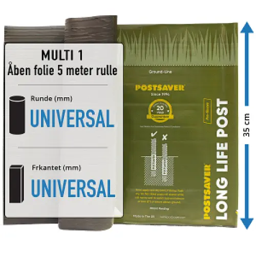 POSTSAVER FOLIE | 5 MTR RULLE